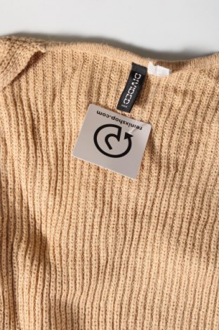 Damen Strickjacke H&M Divided, Größe L, Farbe Beige, Preis 2,42 €