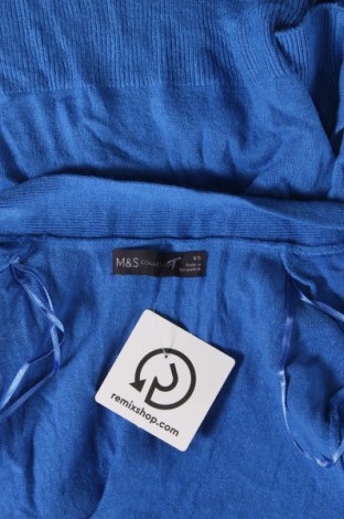 Γυναικεία ζακέτα Marks & Spencer, Μέγεθος XS, Χρώμα Μπλέ, Τιμή 12,37 €
