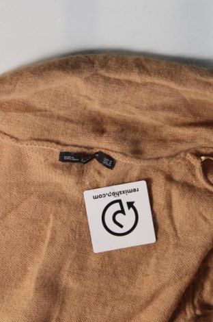 Дамска жилетка Zara Knitwear, Размер M, Цвят Кафяв, Цена 4,60 лв.
