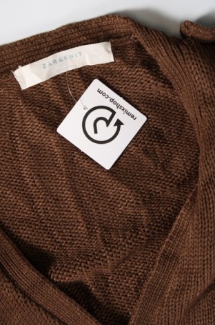 Γυναικεία ζακέτα Zara Knitwear, Μέγεθος M, Χρώμα  Μπέζ, Τιμή 3,71 €
