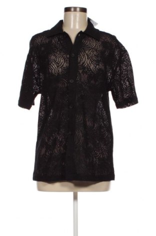 Γυναικείο πουκάμισο Bershka, Μέγεθος S, Χρώμα Μαύρο, Τιμή 10,10 €