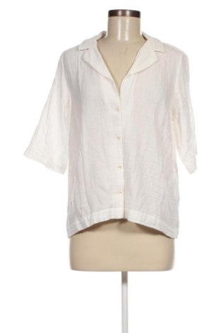 Γυναικείο πουκάμισο Pieces, Μέγεθος L, Χρώμα Λευκό, Τιμή 10,10 €