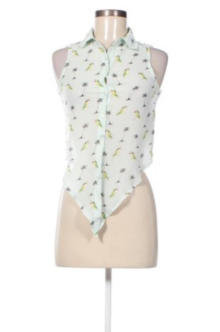 Γυναικείο πουκάμισο Sparkz, Μέγεθος XS, Χρώμα Πράσινο, Τιμή 2,21 €