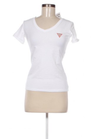 Γυναικείο t-shirt Guess, Μέγεθος M, Χρώμα Λευκό, Τιμή 32,47 €