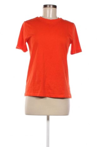 Γυναικείο t-shirt Pieces, Μέγεθος XS, Χρώμα Πορτοκαλί, Τιμή 5,15 €