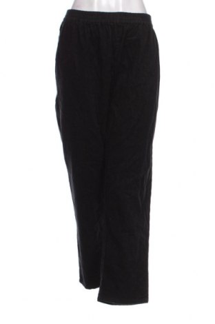Pantaloni de velvet de femei, Mărime L, Culoare Negru, Preț 28,75 Lei
