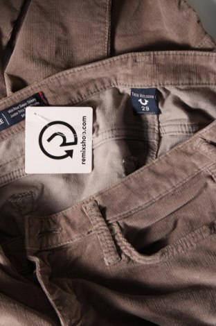 Pantaloni de velvet de femei True Religion, Mărime M, Culoare Gri, Preț 22,57 Lei