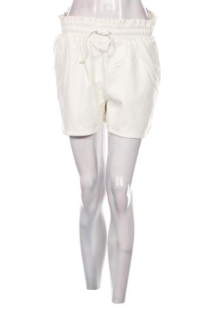 Γυναικείο κοντό δερμάτινο παντελόνι Threadbare, Μέγεθος M, Χρώμα Λευκό, Τιμή 4,79 €