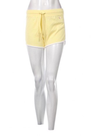 Γυναικείο κοντό παντελόνι Champion, Μέγεθος S, Χρώμα Κίτρινο, Τιμή 12,62 €