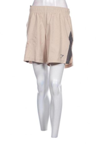 Γυναικείο κοντό παντελόνι Gymshark, Μέγεθος M, Χρώμα  Μπέζ, Τιμή 37,11 €