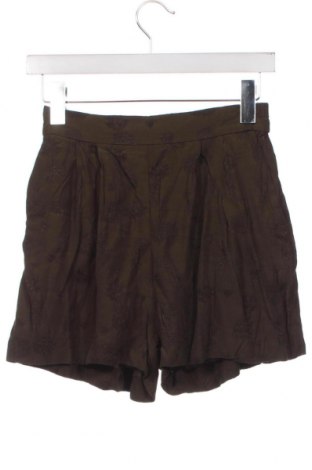 Дамски къс панталон H&M, Размер XS, Цвят Зелен, Цена 3,04 лв.