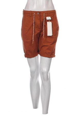 Γυναικείο κοντό παντελόνι Tom Tailor, Μέγεθος S, Χρώμα Καφέ, Τιμή 13,36 €