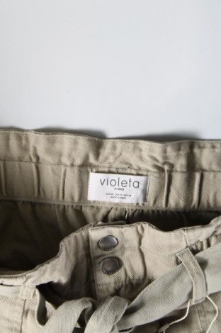 Дамски къс панталон Violeta by Mango, Размер XXL, Цвят Зелен, Цена 40,00 лв.