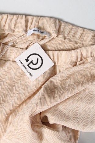 Γυναικείο παντελόνι About You, Μέγεθος M, Χρώμα  Μπέζ, Τιμή 27,84 €