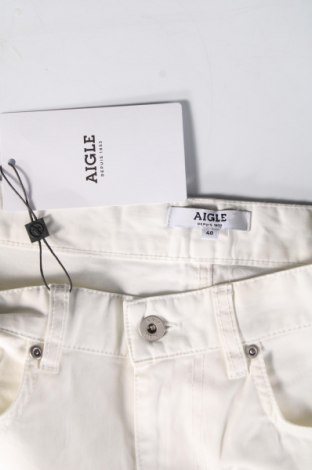 Дамски панталон Aigle, Размер M, Цвят Бял, Цена 191,00 лв.