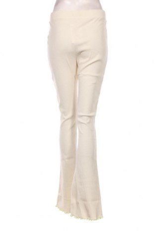 Γυναικείο παντελόνι Bershka, Μέγεθος L, Χρώμα Εκρού, Τιμή 7,59 €