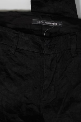 Дамски панталон European Culture, Размер S, Цвят Черен, Цена 4,34 лв.