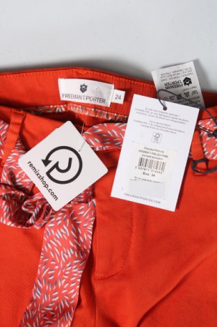Дамски панталон Freeman T. Porter, Размер XS, Цвят Оранжев, Цена 14,60 лв.