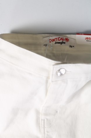 Γυναικείο παντελόνι Jennyfer, Μέγεθος XXS, Χρώμα Λευκό, Τιμή 7,35 €