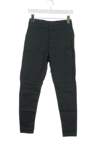 Дамски панталон KappAhl, Размер XS, Цвят Зелен, Цена 4,08 лв.