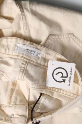 Дамски панталон Mango, Размер XS, Цвят Бежов, Цена 68,00 лв.