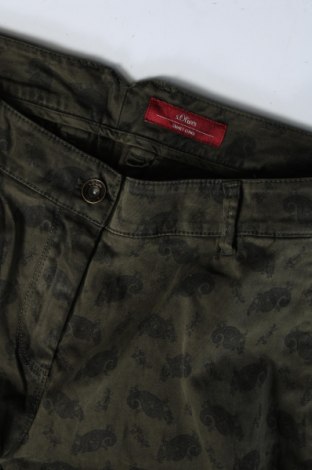 Дамски панталон S.Oliver, Размер M, Цвят Зелен, Цена 4,35 лв.