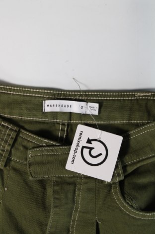 Дамски панталон Warehouse, Размер S, Цвят Зелен, Цена 16,53 лв.