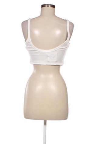 Γυναικείο αμάνικο μπλουζάκι Bershka, Μέγεθος L, Χρώμα Λευκό, Τιμή 3,46 €