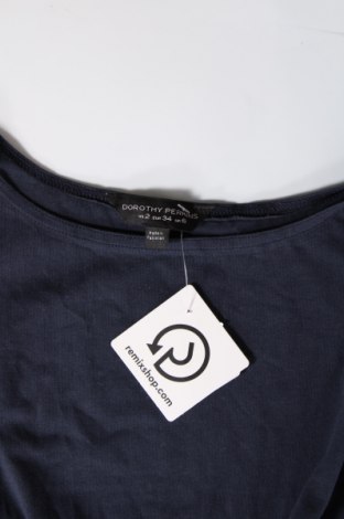 Γυναικείο αμάνικο μπλουζάκι Dorothy Perkins, Μέγεθος XS, Χρώμα Μπλέ, Τιμή 3,09 €