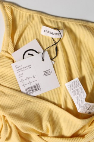 Γυναικείο αμάνικο μπλουζάκι Even&Odd, Μέγεθος M, Χρώμα Κίτρινο, Τιμή 3,03 €