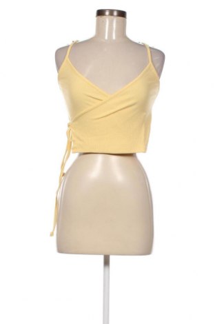 Γυναικείο αμάνικο μπλουζάκι Even&Odd, Μέγεθος M, Χρώμα Κίτρινο, Τιμή 3,46 €