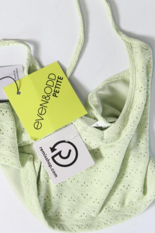 Γυναικείο αμάνικο μπλουζάκι Even&Odd, Μέγεθος S, Χρώμα Πράσινο, Τιμή 3,35 €