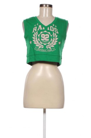 Γυναικείο αμάνικο μπλουζάκι Fb Sister, Μέγεθος XS, Χρώμα Πράσινο, Τιμή 2,73 €