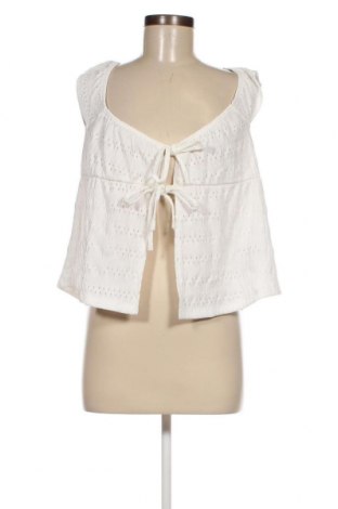 Γυναικείο αμάνικο μπλουζάκι Gina Tricot, Μέγεθος XL, Χρώμα Λευκό, Τιμή 13,92 €