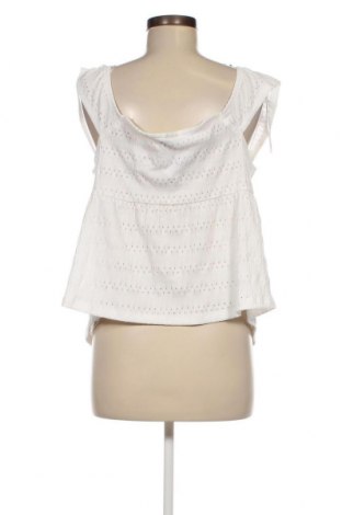Γυναικείο αμάνικο μπλουζάκι Gina Tricot, Μέγεθος XL, Χρώμα Λευκό, Τιμή 13,92 €