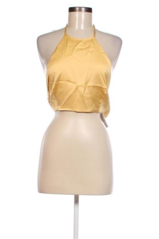 Γυναικείο αμάνικο μπλουζάκι Glamorous, Μέγεθος L, Χρώμα Κίτρινο, Τιμή 5,23 €