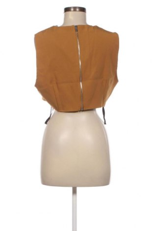 Γυναικείο αμάνικο μπλουζάκι Missguided, Μέγεθος XL, Χρώμα Καφέ, Τιμή 4,98 €