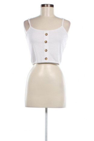 Γυναικείο αμάνικο μπλουζάκι Missguided, Μέγεθος L, Χρώμα Λευκό, Τιμή 4,65 €