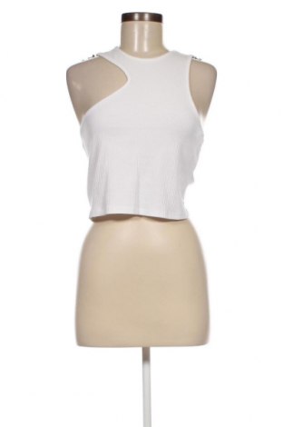 Γυναικείο αμάνικο μπλουζάκι Monki, Μέγεθος L, Χρώμα Λευκό, Τιμή 5,87 €