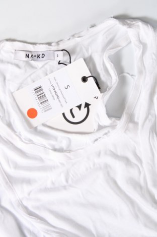Γυναικείο αμάνικο μπλουζάκι NA-KD, Μέγεθος S, Χρώμα Λευκό, Τιμή 14,95 €
