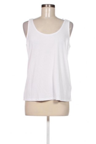 Γυναικείο αμάνικο μπλουζάκι Pieces, Μέγεθος L, Χρώμα Λευκό, Τιμή 5,43 €