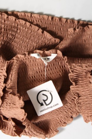 Γυναικείο αμάνικο μπλουζάκι Review, Μέγεθος M, Χρώμα  Μπέζ, Τιμή 4,93 €