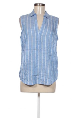 Γυναικείο αμάνικο μπλουζάκι Tom Tailor, Μέγεθος M, Χρώμα Μπλέ, Τιμή 14,95 €