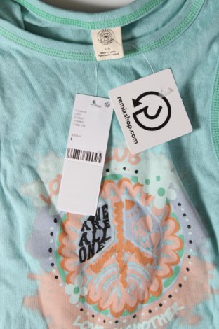 Damska koszulka na ramiączkach Urban Outfitters, Rozmiar L, Kolor Niebieski, Cena 17,01 zł