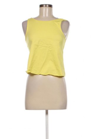 Γυναικείο αμάνικο μπλουζάκι Zara Trafaluc, Μέγεθος XS, Χρώμα Κίτρινο, Τιμή 2,30 €