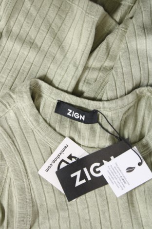 Γυναικείο αμάνικο μπλουζάκι Zign, Μέγεθος L, Χρώμα Πράσινο, Τιμή 5,68 €