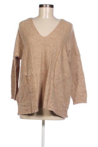 Γυναικείο πουλόβερ, Μέγεθος XL, Χρώμα  Μπέζ, Τιμή 6,28 €