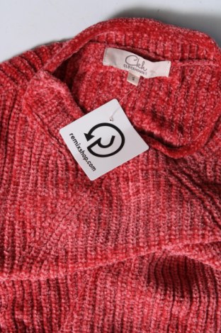 Дамски пуловер Clockhouse, Размер L, Цвят Червен, Цена 8,70 лв.