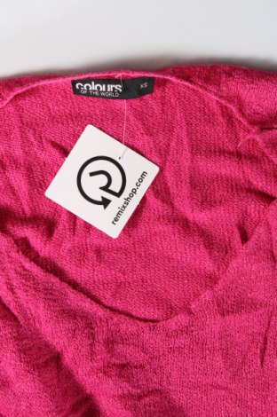 Damski sweter Colours Of The World, Rozmiar XS, Kolor Różowy, Cena 12,99 zł