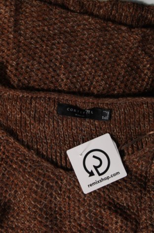 Дамски пуловер Cortefiel, Размер S, Цвят Кафяв, Цена 4,64 лв.